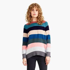 J.Crew Nevereven Roadmap Striped Crewneck Sweater